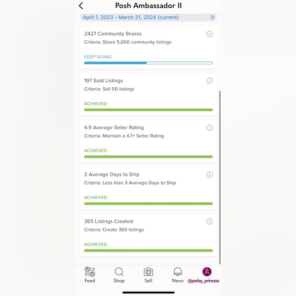 💗💗Shop with confidence! I’m a  Level 2 Poshmark Am ambassador! Shopping posh - Picture 6 of 6
